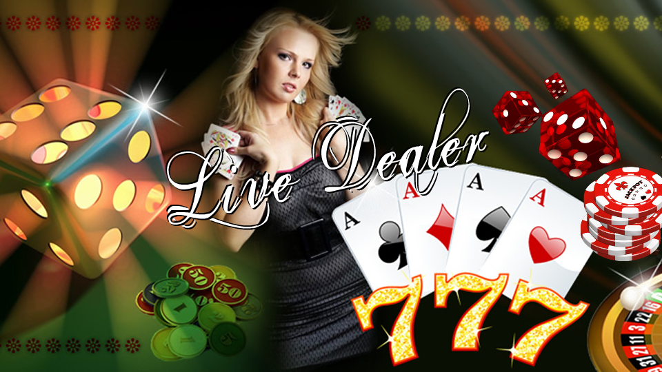 Play games against live casino dealers.